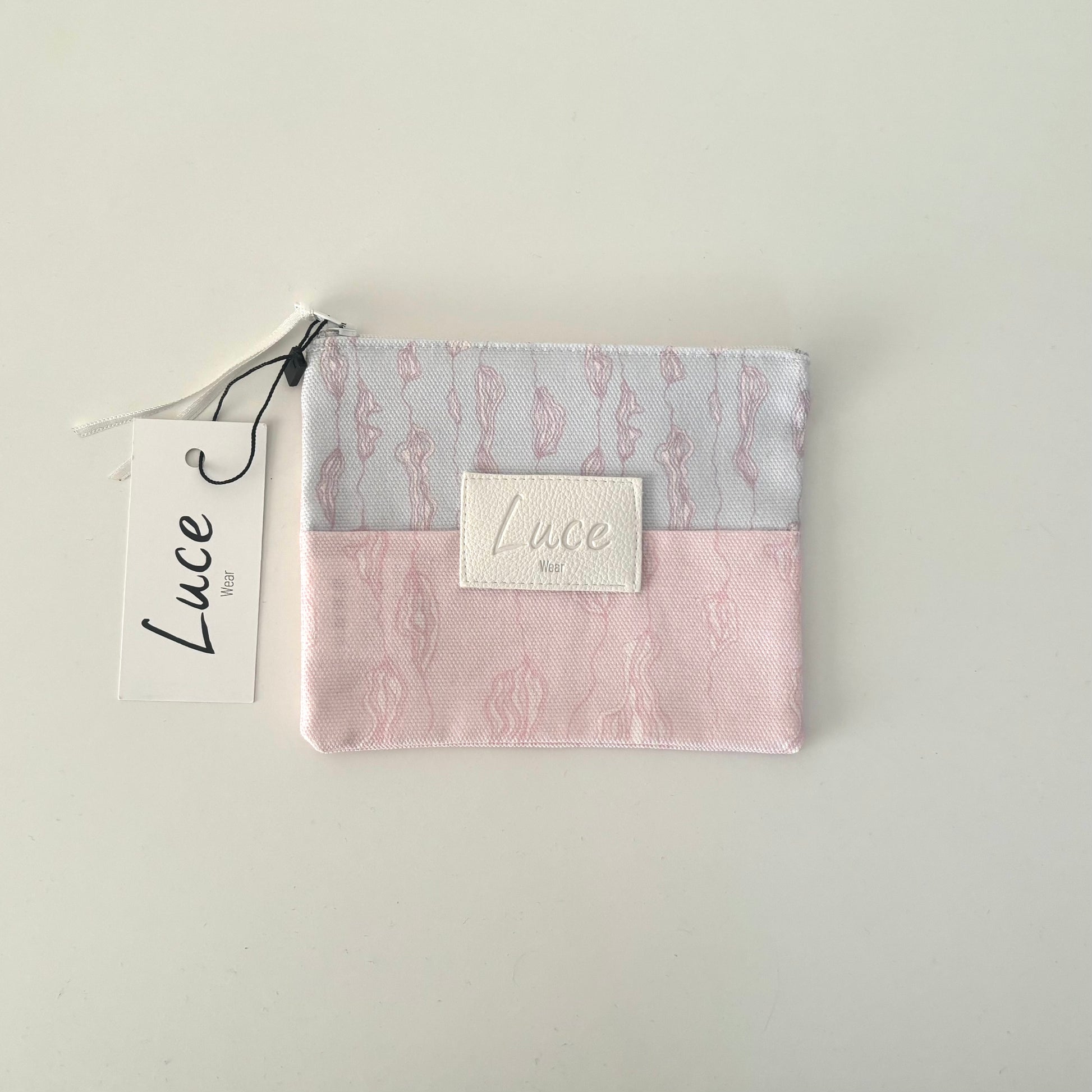 lucewear: petit pochette en tissu rose bleu