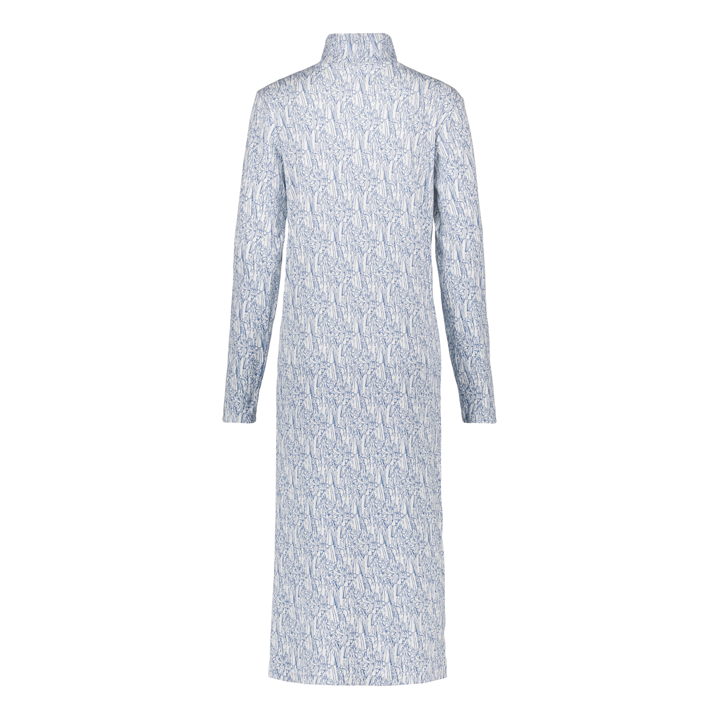 Robe longue imprimée MAYA Casse bleu