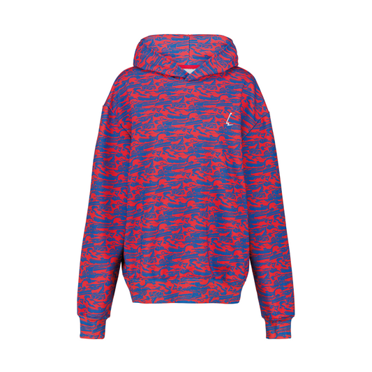 Printed hoodie MARS red Casse