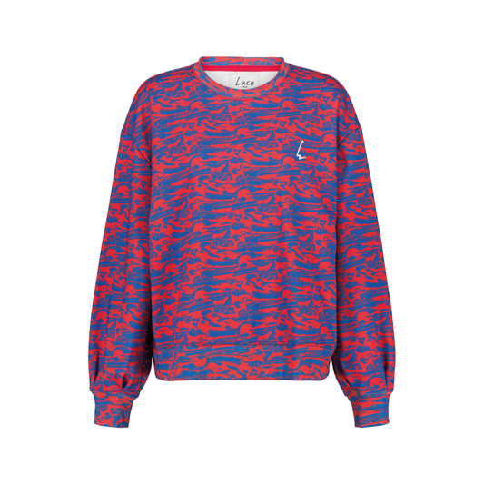 Print sweatshirt MILO red Casse